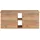 petits-meubles Waschtischunterschrank 140,4 x 59 x 46 cm Braun