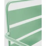 Oviala Palavas Gartensofa aus Metall, Salbeigrün