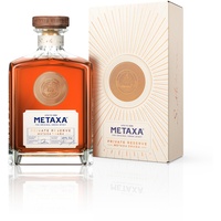 Metaxa Private Reserve Orama mit 40% vol. | Premium-Brandy aus Griechenland in hochwertiger Geschenkverpackung | Perfektes Geschenkset für Metaxa-Liebhaber (1 x 0,7l)