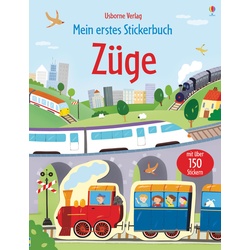 Mein Erstes Stickerbuch / Mein Erstes Stickerbuch: Züge - Sam Taplin  Kartoniert (TB)