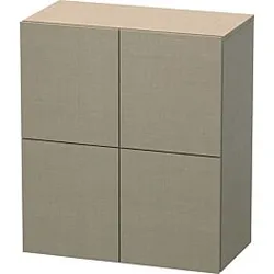 Duravit L-Cube Halbhochschrank LC117707575 70x36,3x80cm, 2 Türen, leinen