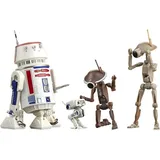 Hasbro Star Wars: The Mandalorian Black Series Actionfiguren 4er-Pack R5-D4, BD-72 & Pit Droids