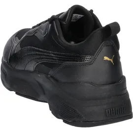 Puma Damen Cassia Sneaker, Black Black Team Gold, 38.5 EU