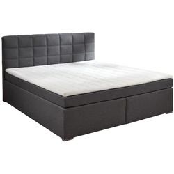 Boxspringbett 180x200 cm mit Topper und LED-Nachtlicht - Arcadius