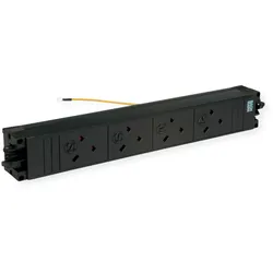 Bachmann STEP BASE 4xUK 45° 3 15A GST18 United Kingdom