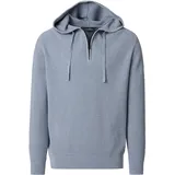 CasaModa Hoodie Struktur Blau XXL