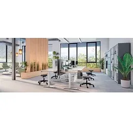 Leitz Schreibtisch 120x70cm weiß