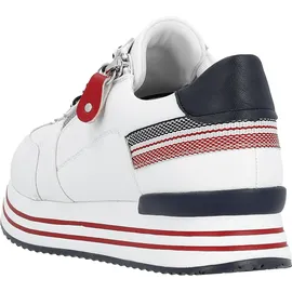 remonte D1312 Damen Weite E Weiß/Blau 41