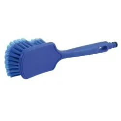 Haug Stielbürste mit kurzem Griff 88242 , Farbe: blau
