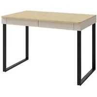 Deine Möbel 24 Kinderschreibtisch, Beige, Eiche, Holzwerkstoff, 2 Schubladen,