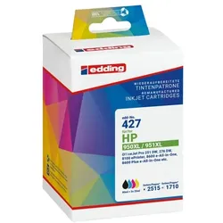 Edding Tintenpatronen-Set ersetzt Hewlett Packard »C2P43AE« Nr.950 (XL)/951 (XL) schwarz