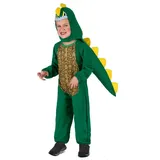 JADEO Partyanzug Dinosaurier Kinder-Kostüm grün grün 134/140 (10-12 Jahre)