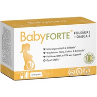 BabyFORTE Folsäure + Omega-3 Kapseln 60 St.