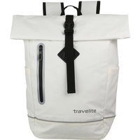 Travelite Basics Rollup Plane Rucksack wasserfester Kurierrucksack 96314, Farbe:Creme
