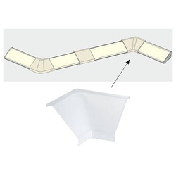 LED Strip Profil Delta Verbinder Corner 2er Pack Satin