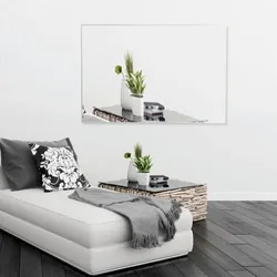 Megabad Architekt Spiegel Infrarot Glasheizkörper 60 x 120 cm MBGH60120SP, Heizung,