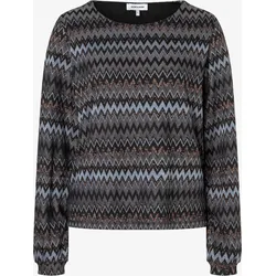 Langarmshirt mit Zick-Zack-Dessin