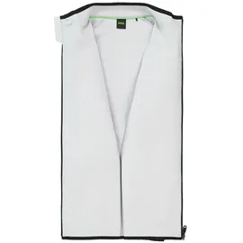 Boss Green Sweatjacke »FZ Urban Tech«, mit dekorativen reflektierenden Details, grau unifarben, grau, Herbst/Winter 2025/2026