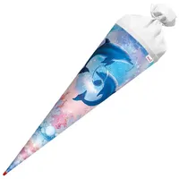 ROTH Schultüte groß Delfine 70 cm | Gr.: onesize