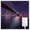 Heidenfeld Infrarotheizung HF-HP105, mit Bild, 16 Motive, 10 J. Garantie, Thermostat, Wandmontage (400 Watt, Brooklyn Bridge)