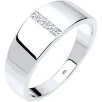 Elli Ring Basic Bandring Diamant (0.015 ct.) 925 Silber