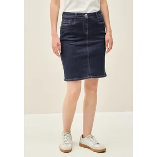 Cecil Damen B361754 Jeansrock Look, Rinsed Wash, 33W - 33W