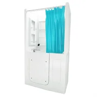 SeniorBad AcquaVapore Badewanne mit Tür 68 x 205 cm (S08D-B-R)