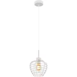 GLOBO LED Hängeleuchte 1-flg. 120 cm rund weiß