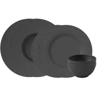 Villeroy & Boch Manufacture Rock Tafelservice 6-tlg. schwarz