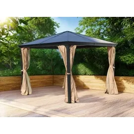 Jet-Line Pavillon Suez II 3 x 3 m Braun