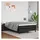 vidaXL Boxspringbettgestell 120 x 200 cm Schwarz