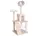 LIONTO Kratzbaum 133 cm beige/weiß