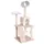 LIONTO Kratzbaum 133 cm beige/weiß