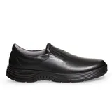 Abeba Halbschuh 711137 - X-Light Glattleder schwarz, 46 EU
