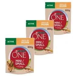 Purina ONE Mini Adult Reich an Huhn 3x800 g