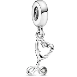 Pandora 799072C01 Silber Charm-Anhänger Stethoskop Herz
