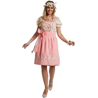 dressforfun Dirndl Frauenkostüm Mini-Dirndl Herrenchiemsee Modell 2 rosa S