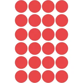 Avery Zweckform Markierungspunkte 18mm rot Ø 18,0 mm, 96 St.