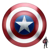 Captain America Schild Aus Metall, Captain America Sign Metal Für Erwachsene, Echte Wiederherstellung Superheld Role Play Kostüm Requisiten Kann Verwendet Werden Für Wanddekoration