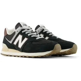 New Balance 574 Herren Black / Brown / Dark Silver Metallic 42,5