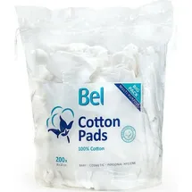 Bel COTTON PADS 100% algodón 8x10 cm 200 uds