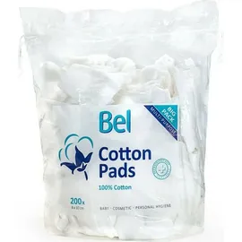 Bel COTTON PADS 100% algodón 8x10 cm 200 uds