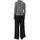 Comma, Jerseybluse mit Hemdkragen Schwarz 46