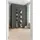 Möbel Boss Mehrzweckschrank 70 x 185 x 40 cm grau