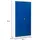 Proregal Aktenschrank 195 x 92 x 42 cm Weiß-Blau
