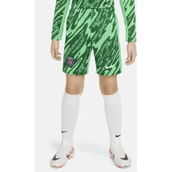 Paris Saint-Germain 2024/25 Stadium Goalkeeper Nike Replika-Fußballshorts mit Dri-FIT-Technologie (ältere Kinder) - Grün, S