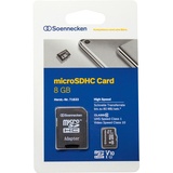 Soennecken microSDHC 8GB Class 10 + SD-Adapter