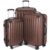 Hauptstadtkoffer Unisex Alex Luggage- Luggage Set, Braun, Koffer-Set