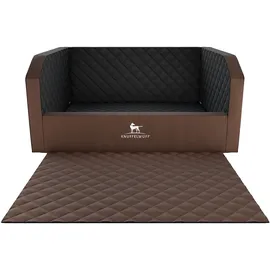 Knuffelwuff Cargo Hunde Auto Transportbox Braun/Schwarz Größe 1