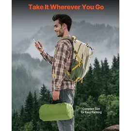 Vevor Campingdecke 2 x 1,5 m Armeegrün